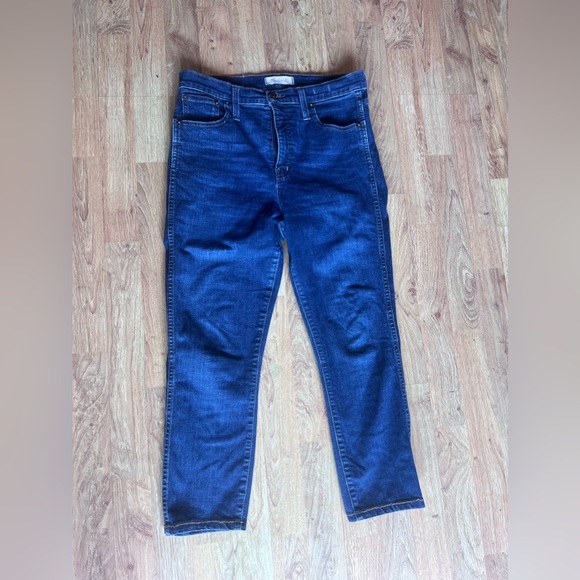 Madewell Denim - Madewell Jeans in Dark Wash size 29’ 10’ rise skinny